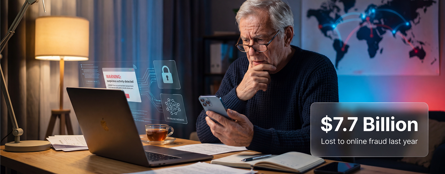 Seniors Lost $7.7 Billion to Online Scams Last Year — And AI Is Making It Worse